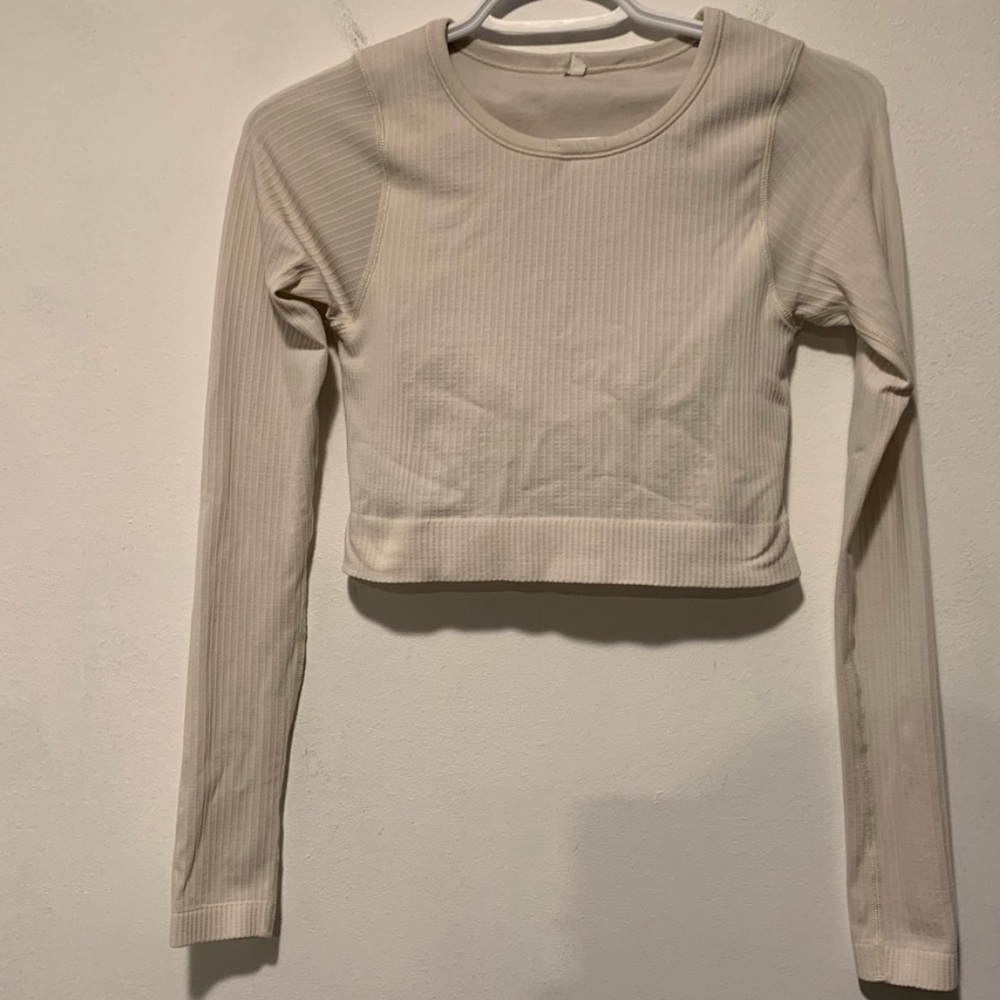 Lululemon Ebb to Street Long Sleeve cream